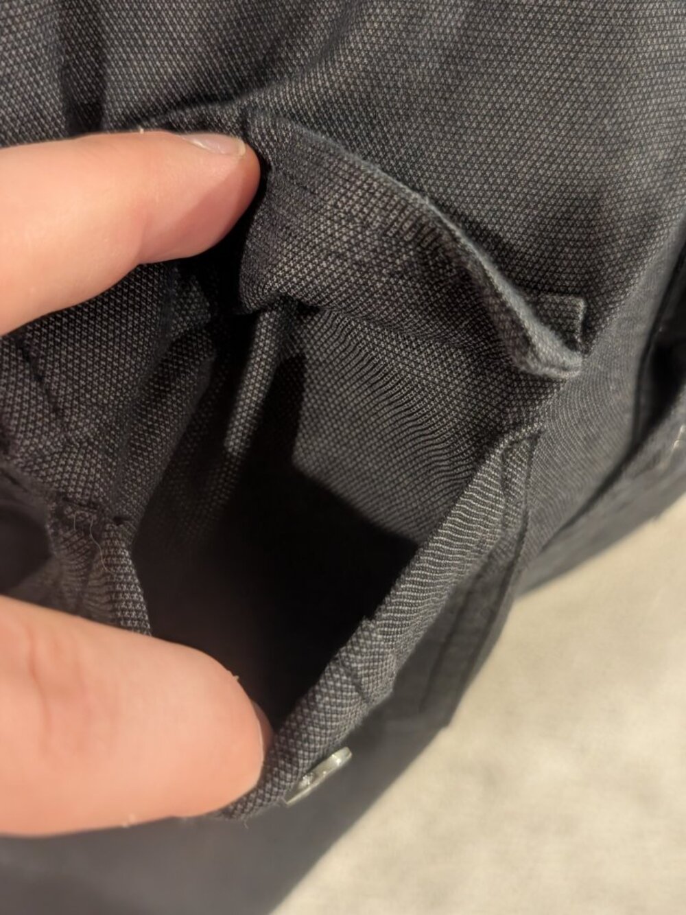 Rock & Republic Black Button Down Shirt Size S 100% Cotton Roll Tab Sleeve - Picture 9 of 13